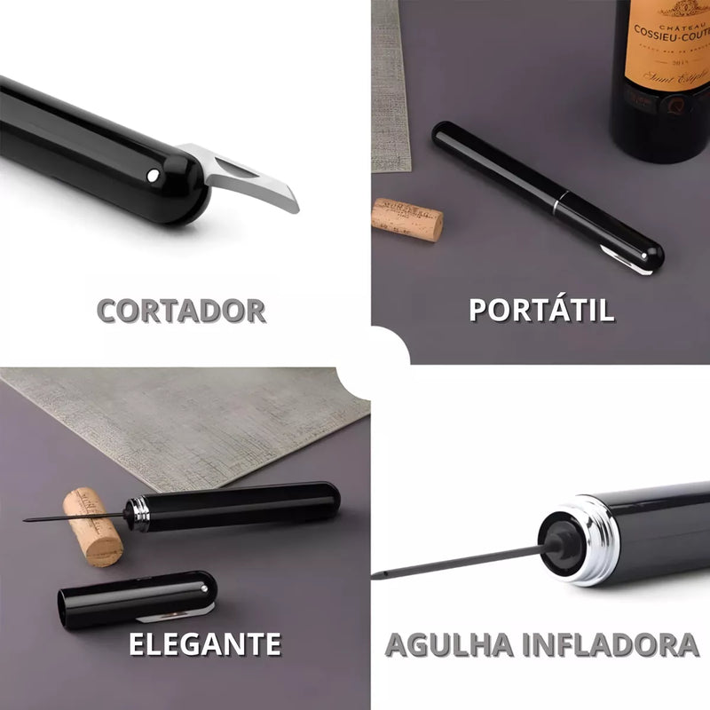 Saca Rolha Manual por Pressão | SommelierPro®